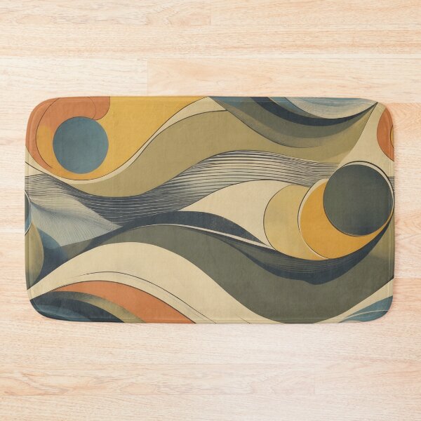 Item preview, Vintage Teal Orange Retro Art designed and sold by NK-Studios .