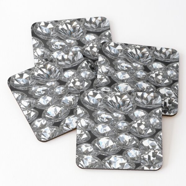 Item preview, White Diamond Mosaic Pattern designed and sold by pinkal.