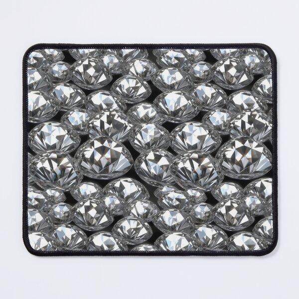 Item preview, White Diamond Mosaic Pattern designed and sold by pinkal.