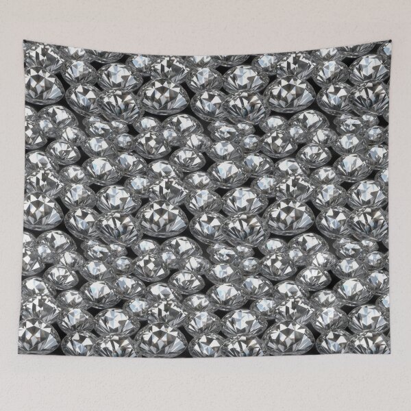 Item preview, White Diamond Mosaic Pattern designed and sold by pinkal.