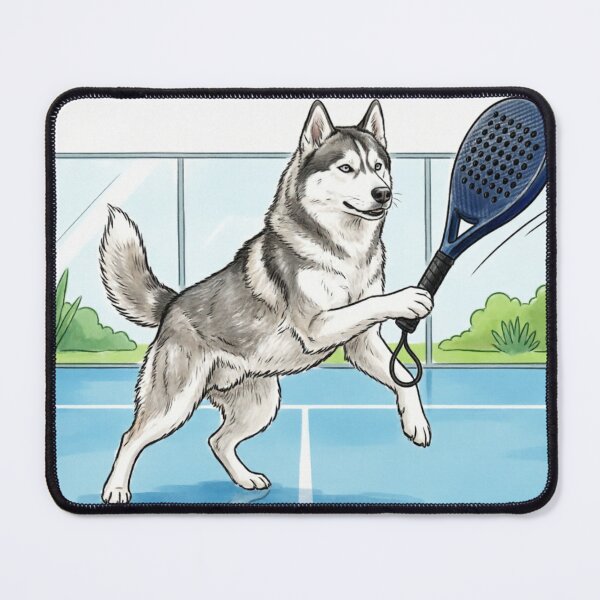 Item preview, Padel Husky - Siberian Husky Padel Player designed and sold by ticzla95.