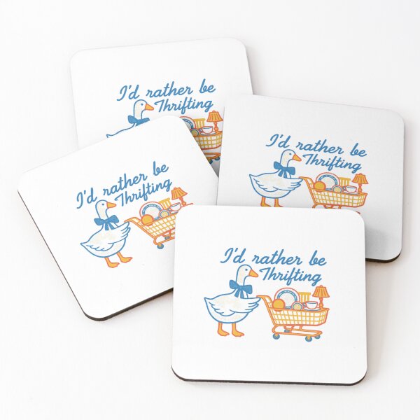 Item preview, I’d Rather Be Thrifting — Retro Vintage Kitchenware & Antiques Illustration designed and sold by HBDStudio.