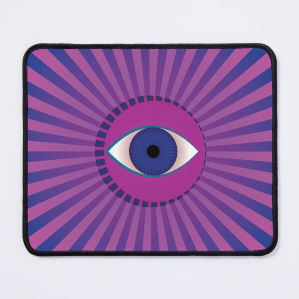 Item preview, Midnight Bubblegum – Dreamy Mystic Eye Wall Art in Purple and Pink designed and sold by Helmina Groper.