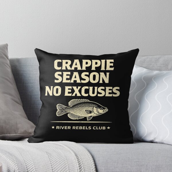 Item preview, Crappie Season No Excuses Shirt – Crappie Fishing Tee, Spring Fishing Design, Angler Gift, River Rebels Club Shirt designed and sold by WildWonderfulWear.