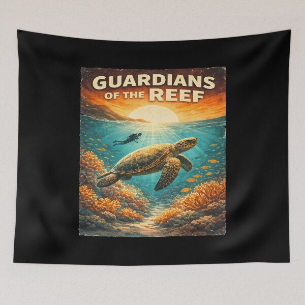 Item preview, Guardians of the Reef – Great Barrier Reef Australia Marine Life Art designed and sold by Axivra.