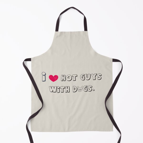 Item preview, I love Hot Guys With Dogs, I Heart Guys With Dogs Red Heart designed and sold by Designdos.