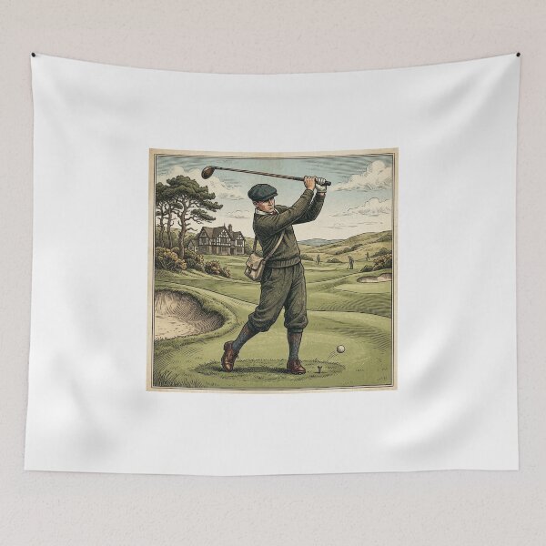 Item preview, Retro 70s Golf T-shirt - Vintage American Style designed and sold by ZXSTORE.