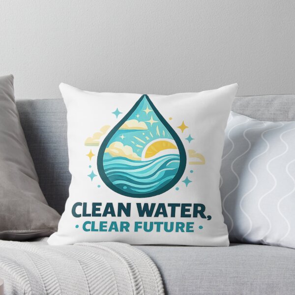 Item preview, Clean Water, Clear Future Design designed and sold by EventPulse.