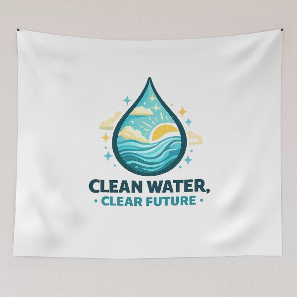 Item preview, Clean Water, Clear Future Design designed and sold by EventPulse.