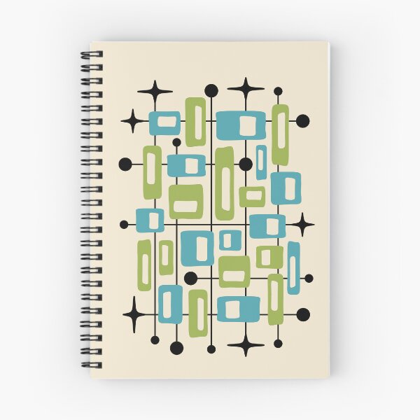 Item preview, Mid Century Modern Cosmic Abstract Geometric Pattern designed and sold by tonymagnerart.