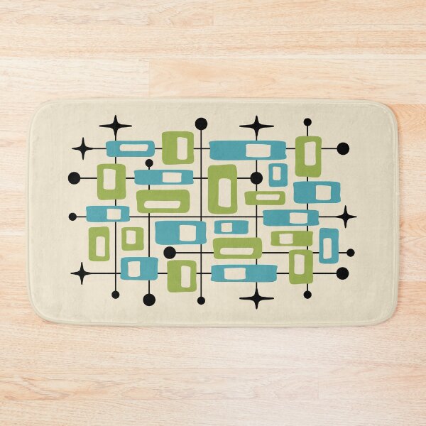 Item preview, Mid Century Modern Cosmic Abstract Geometric Pattern designed and sold by tonymagnerart.