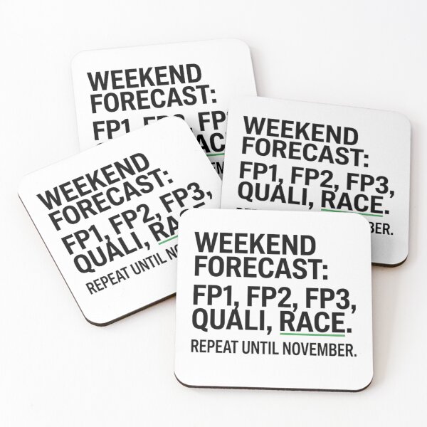 Item preview, F1 Weekend - FP1, FP2, FP3, QUALI, RACE designed and sold by justmeshop.