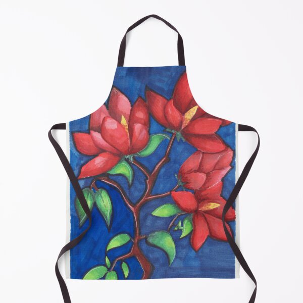 Item preview, Red Floral Branch Illustration designed and sold by SofiaB1606.