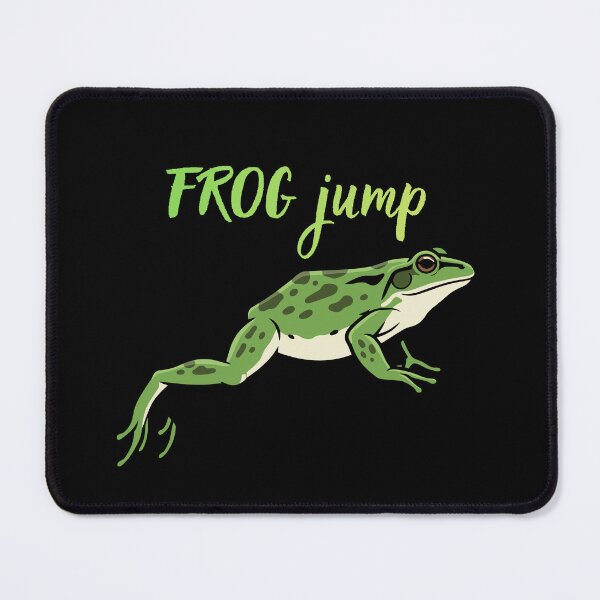 Item preview, Frog Animal green funny gift Jump designed and sold by NK Design Lab.