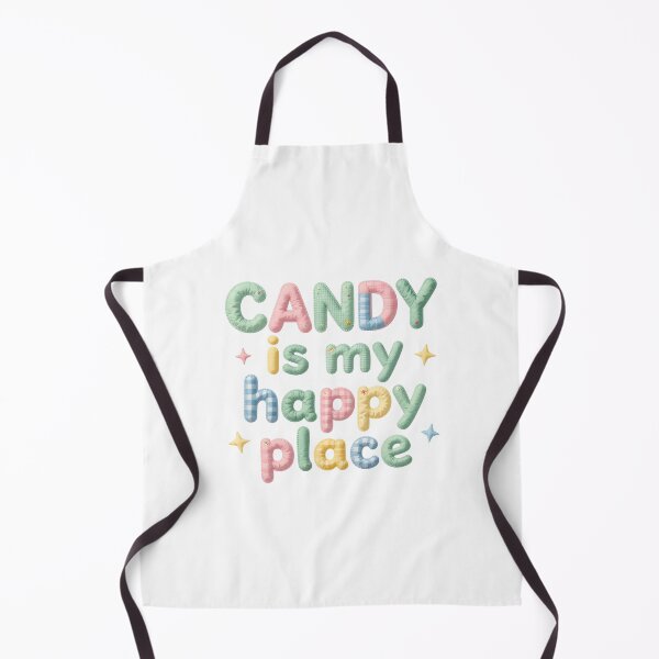 Item preview, CANDY IS MY HAPPY PLACE - IN PASTEL FAUX LETTERING designed and sold by AlexOBrienArt.