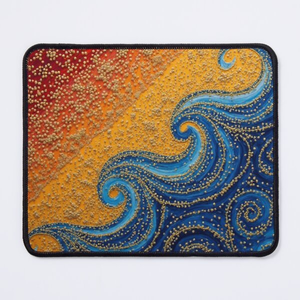 Item preview, Aboriginal Inspired Dot Art - With The Wave and the beach designed and sold by GrinGalore.