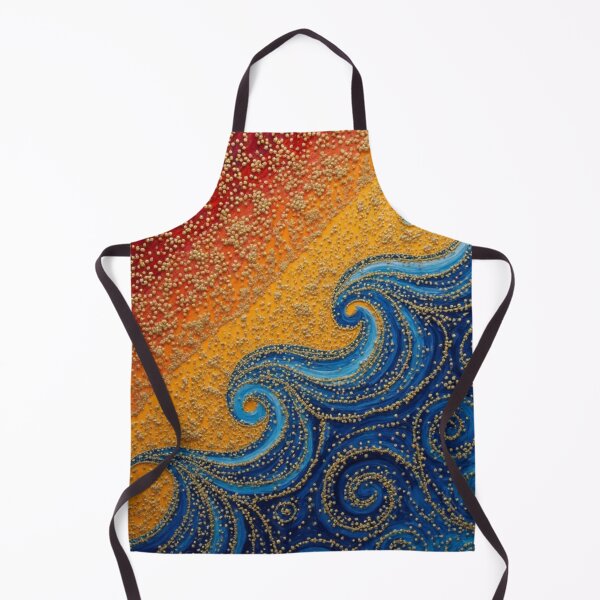Item preview, Aboriginal Inspired Dot Art - With The Wave and the beach designed and sold by GrinGalore.