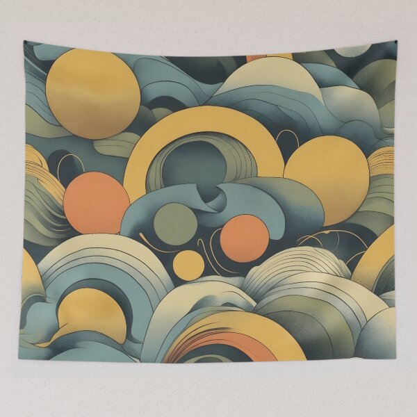 Item preview, Abstract Organic Boho Pattern designed and sold by NK-Studios .
