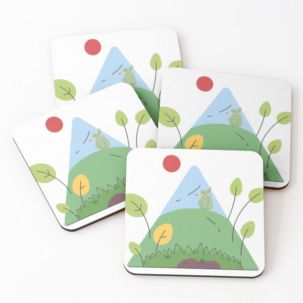 Item preview, A hare sits on a mountain designed and sold by PeterPunkt.