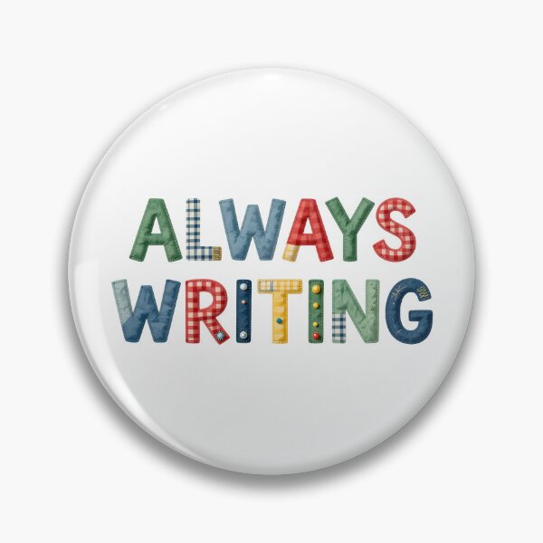 Item preview, ALWAYS WRITING - IN FAUX LETTERING designed and sold by AlexOBrienArt.