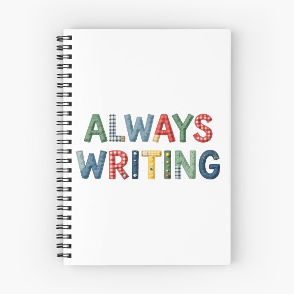Item preview, ALWAYS WRITING - IN FAUX LETTERING designed and sold by AlexOBrienArt.