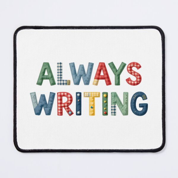 Item preview, ALWAYS WRITING - IN FAUX LETTERING designed and sold by AlexOBrienArt.