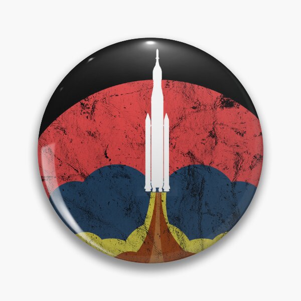 Item preview, Artemis II "Blastoff" Retro Space Design, Dark Version. designed and sold by RealPilotDesign.