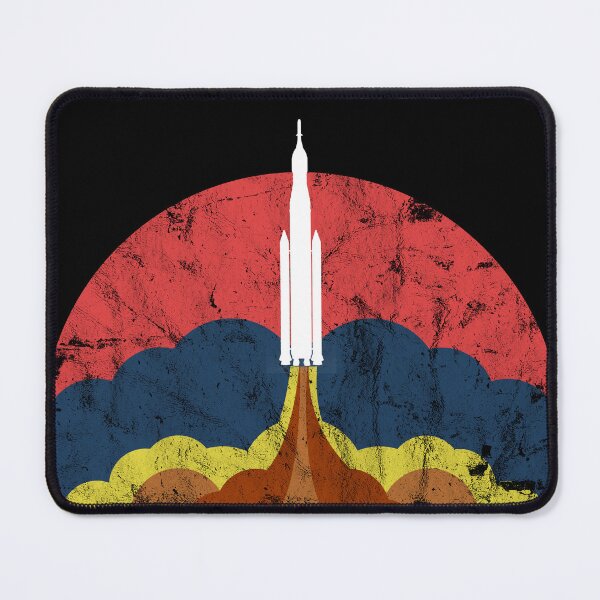 Item preview, Artemis II "Blastoff" Retro Space Design, Dark Version. designed and sold by RealPilotDesign.