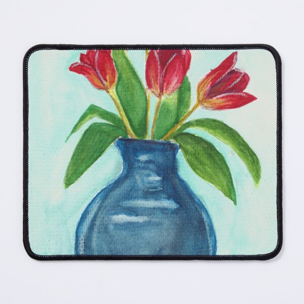 Item preview, Red Flowers in Vase Illustration designed and sold by SofiaB1606.