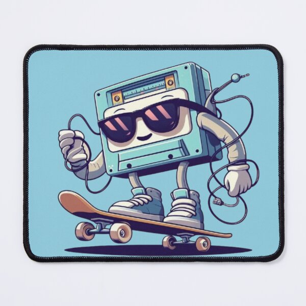 Item preview, Retro Cassette Skateboard – Funky Design designed and sold by Dogandesighn.