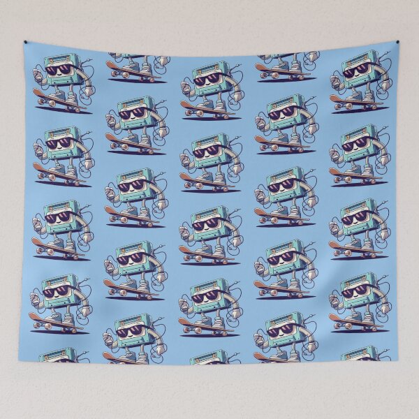Item preview, Retro Cassette Skateboard – Funky Design designed and sold by Dogandesighn.