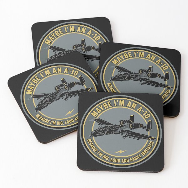 Item preview, A‑10 Warthog – Big Loud Easily Irritated Tactical Emblem designed and sold by ArtDreams92.