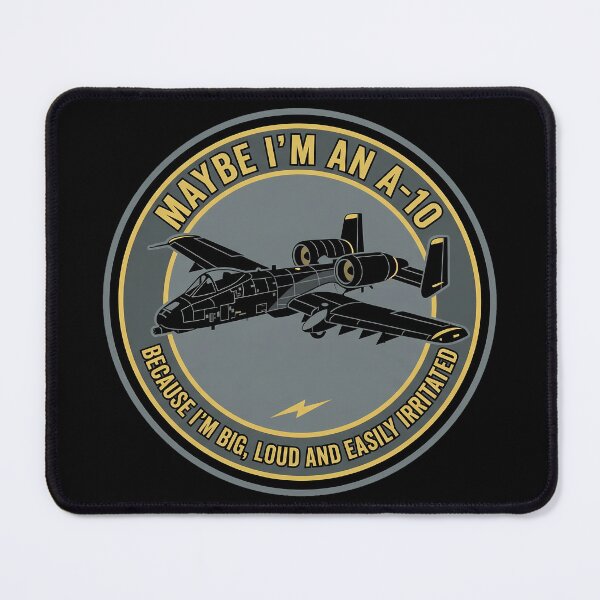 Item preview, A‑10 Warthog – Big Loud Easily Irritated Tactical Emblem designed and sold by ArtDreams92.