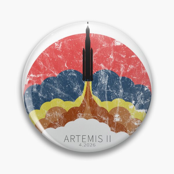 Item preview, Artemis II "Blastoff" Retro Space Design, Light Version. designed and sold by RealPilotDesign.
