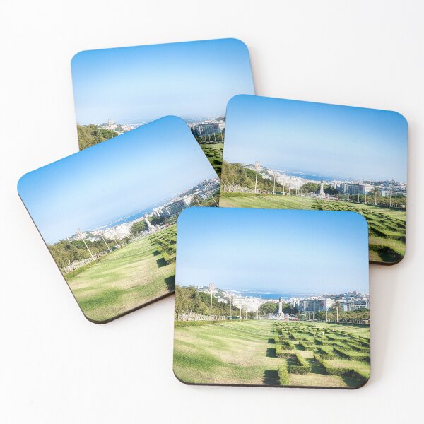 Item preview, Parque Eduardo VII Formal Gardens Downtown Lisbon Aerial Perspective designed and sold by LeonidasBratini.