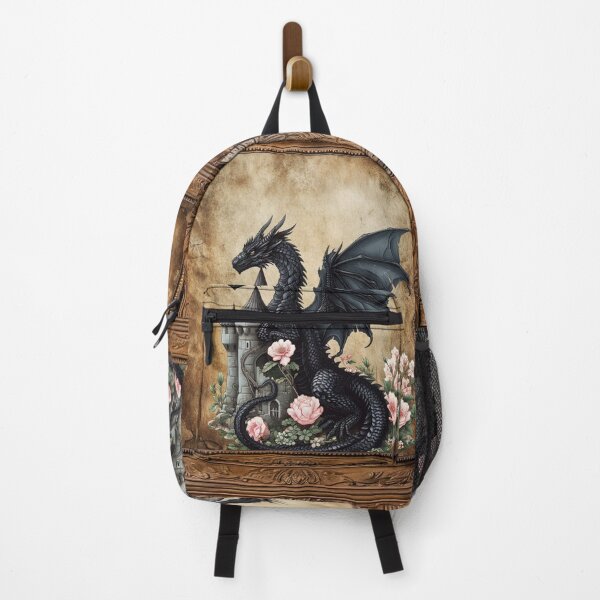 Item preview, Dragon with a castle in the frame designed and sold by MagicMoonForYou.