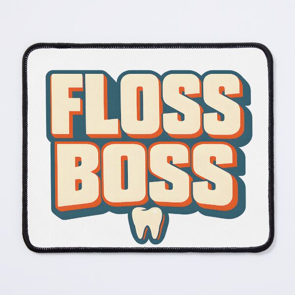 Item preview, Floss Boss | Funny Dental Hygienist and Dentist Design designed and sold by CottonFirst.