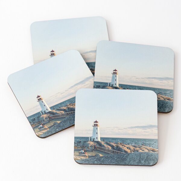 Item preview, Vibrant Peggy's Cove Lighthouse Nova Scotia Colorful Rocky Coast designed and sold by LeonidasBratini.