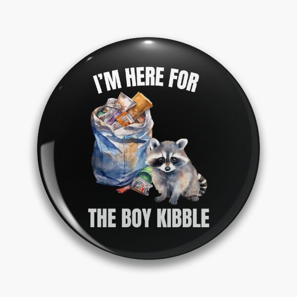 Item preview, Boy Kibble Funny Raccoon Homecooked Meat Meal Hungry Cute Trash Panda Dinner Feast designed and sold by DogLover332.