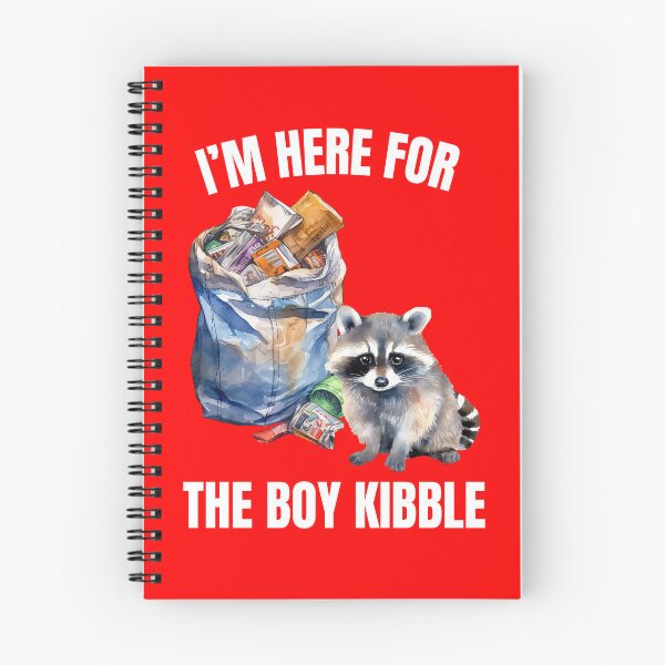Item preview, Boy Kibble Funny Raccoon Homecooked Meat Meal Hungry Cute Trash Panda Dinner Feast designed and sold by DogLover332.