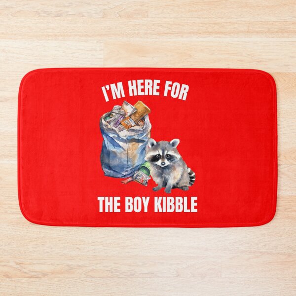 Item preview, Boy Kibble Funny Raccoon Homecooked Meat Meal Hungry Cute Trash Panda Dinner Feast designed and sold by DogLover332.