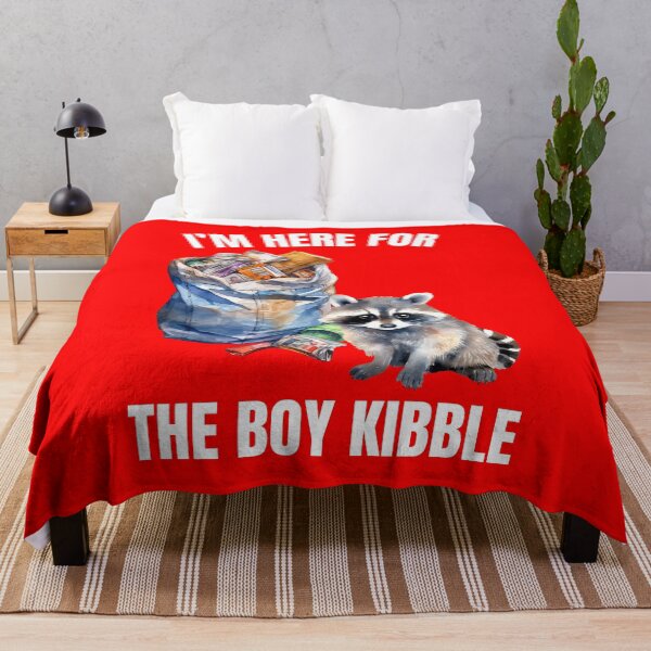 Item preview, Boy Kibble Funny Raccoon Homecooked Meat Meal Hungry Cute Trash Panda Dinner Feast designed and sold by DogLover332.