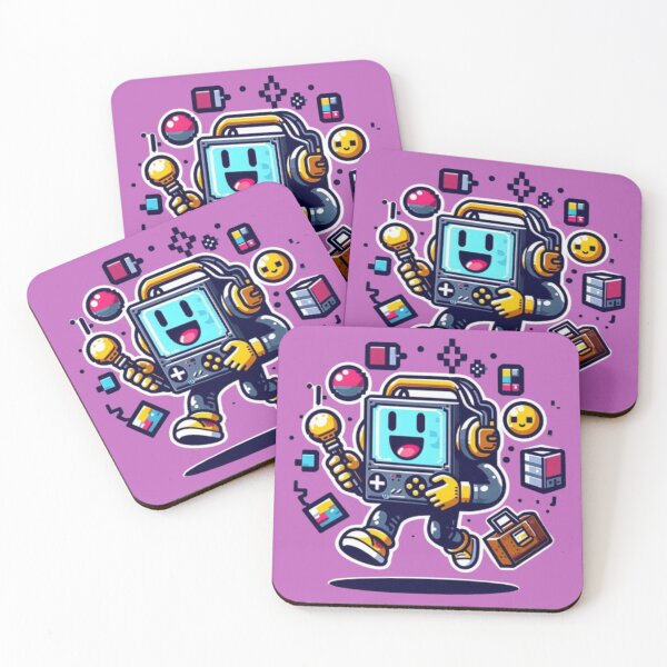 Item preview, Retro Game Console Character – Digital Vibes Design designed and sold by Dogandesighn.