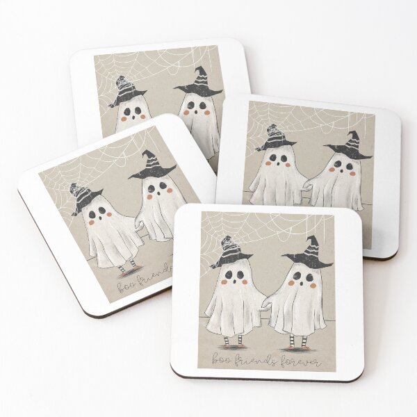 Item preview, Boo Friends Forever Cute Halloween Ghost T-Shirt  designed and sold by Monomerch.