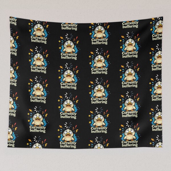 Item preview, Currently Buffering Funny Duck Meme designed and sold by MonkiFlipp.