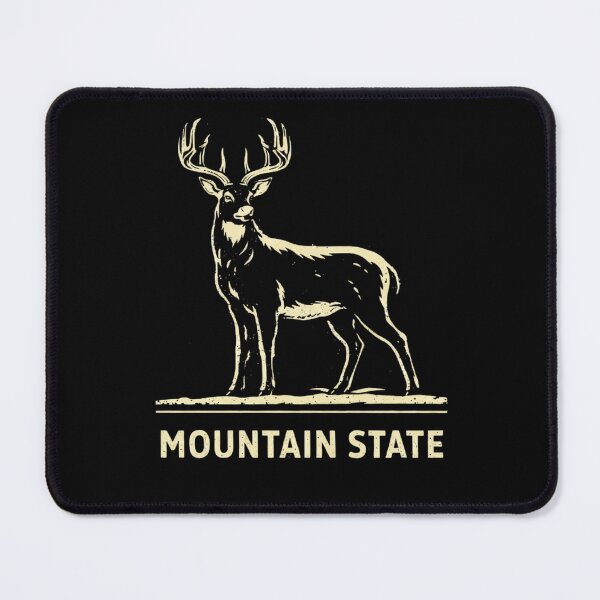 Item preview, Mountain State Deer Hunting Shirt – Vintage Whitetail Buck Outdoor Graphic designed and sold by WildWonderfulWear.