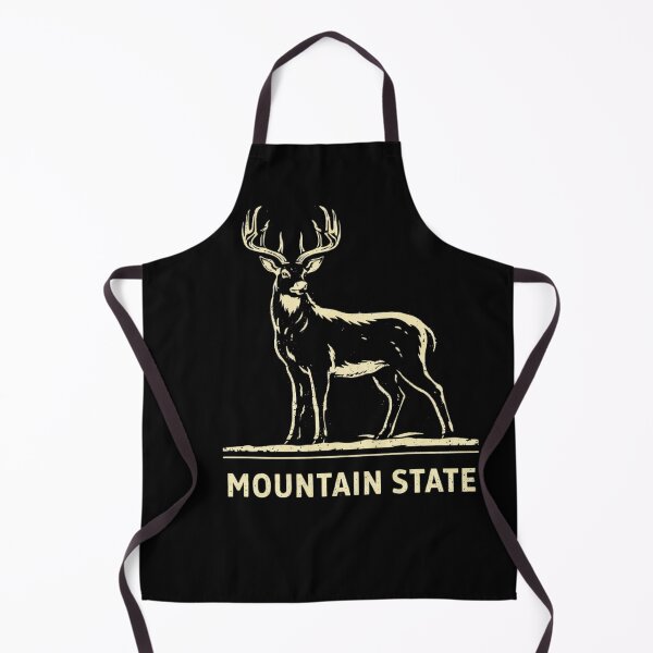 Item preview, Mountain State Deer Hunting Shirt – Vintage Whitetail Buck Outdoor Graphic designed and sold by WildWonderfulWear.