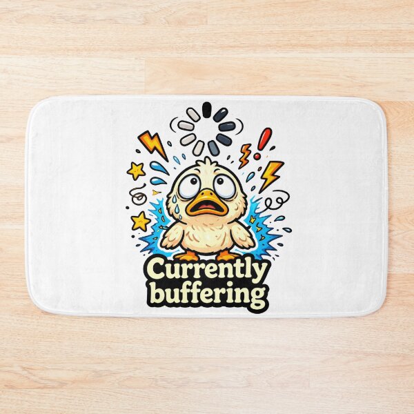 Item preview, Currently Buffering Funny Duck designed and sold by MonkiFlipp.
