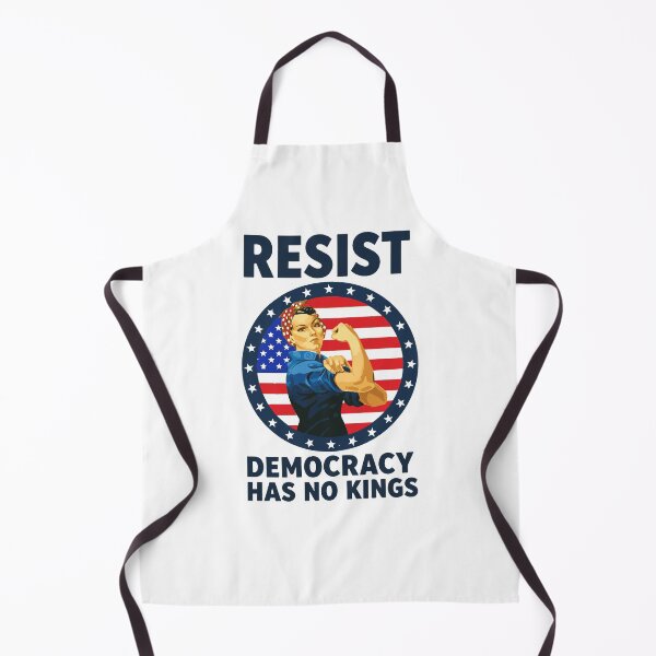 Item preview, Resist Democracy Has No Kings Political Statement Tee designed and sold by Maniutek.