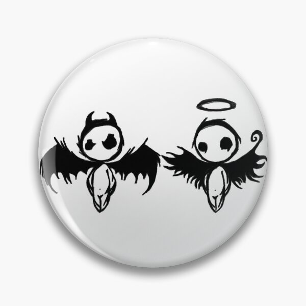 Item preview, Angel and Devil Drawing designed and sold by CatByDesign.
